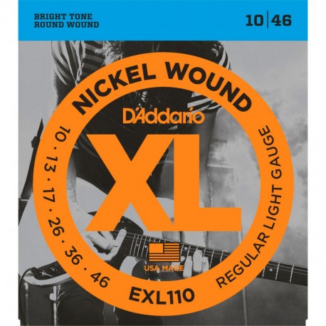 Cuerdas Guitarra eléctrica  D'Addario EXL110 