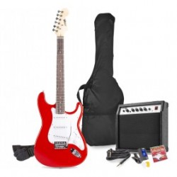 GIGKIT CONJUNTO GUITARRA ELÉCTRICA ROJO