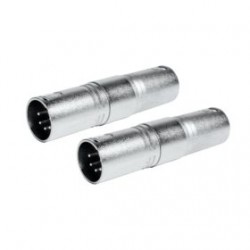 Adaptador XLR Macho 5 Pins a XLR Macho 5 Pins