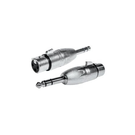 Adaptador XLR Hembra 3 Pins a Jack 6,3 Estéreo